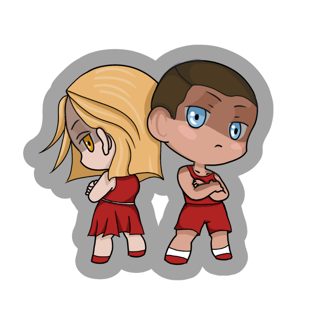 Chibi - Duo sportif kawaii