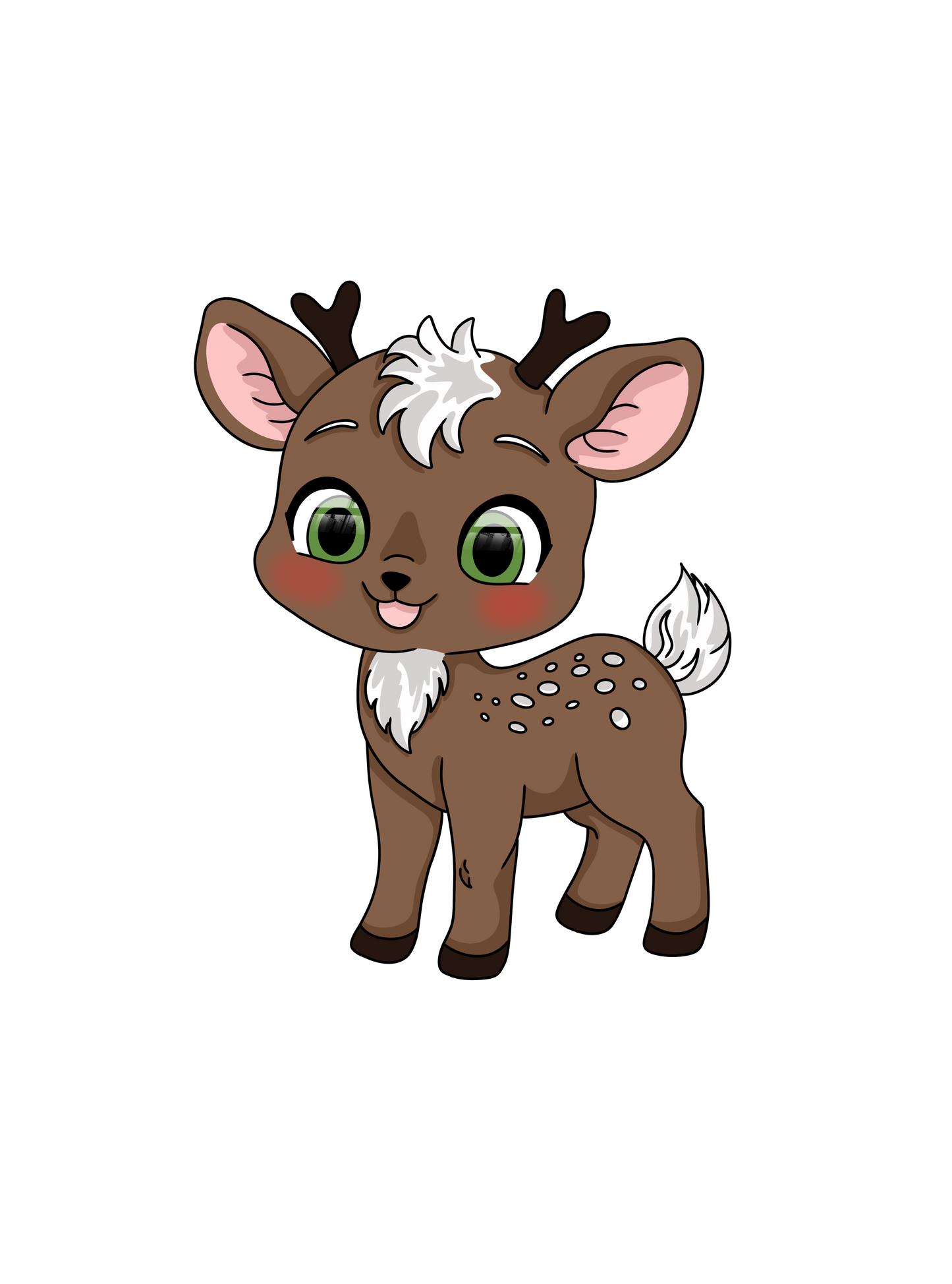 Animaux - Foret - Faon - Chibi