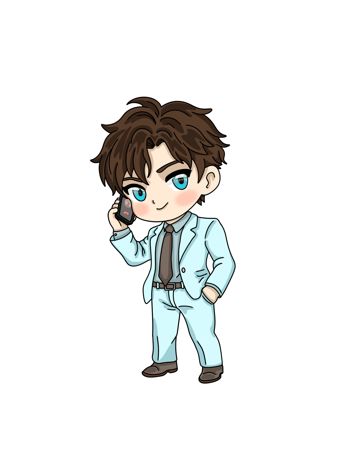 Chibi - Garçon - Blue boss