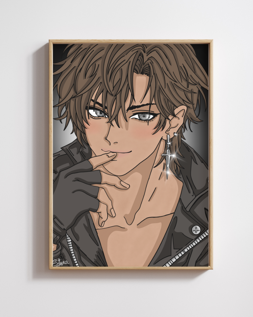 Full Art - L'homme aux yeux gris